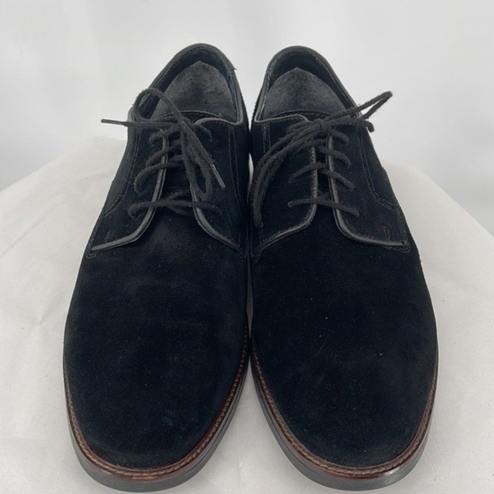 Alfani Men's Phillip Black Suede Lace up Dress Oxfords Men size 12M Blokecore - Picture 2 of 10